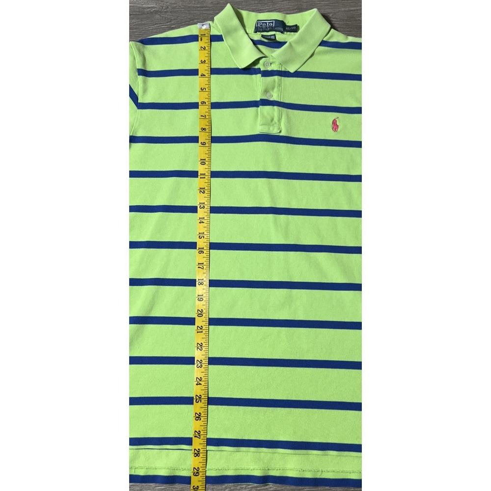 Lot Of 2 Polo Ralph Lauren Striped Short Sleeve Polo Shirts Men's Size XL - Picture 11 of 15